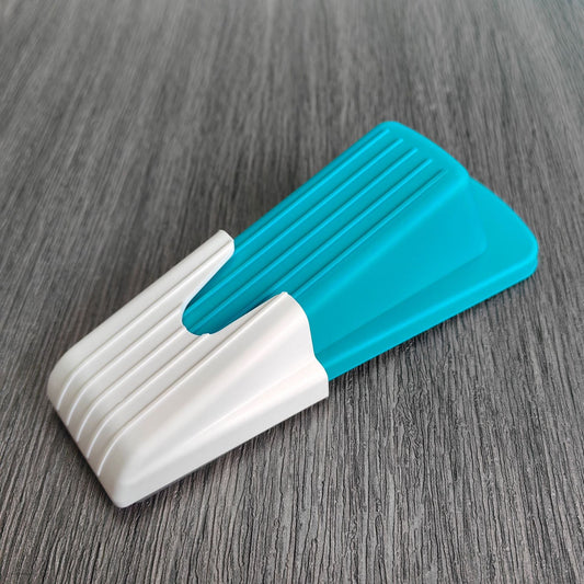 Door stopper, door stopper, combination storage box, eco-friendly TPR material, door top, safety and anti-collision, white storage box, residue-free glue, 12.4 cm * 3.5 cm * 3.5 cm.