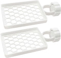 Set of two hangers, sponsor and sink organizer - drainage rack with clips - suitable for kitchens and bathrooms - reusable and removable - for holding soap and sponges - easy to install and adjust