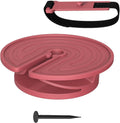 Outdoor wine glass holder - with adjustable strap - silicone material - red glass holder with steel - suitable for camping - beach picnics