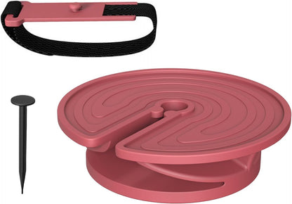 Outdoor wine glass holder - with adjustable strap - silicone material - red glass holder with steel - suitable for camping - beach picnics