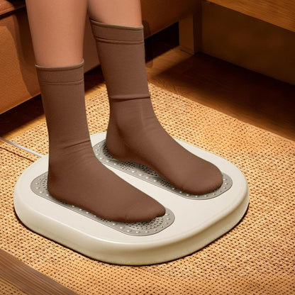 Foot warming cushion - Electric foot warming cushion - Foot warmer - 3 temperature settings - Built-in 6 manual massage heads - Suitable for home, office and dormitories - Warming cushions (green)
