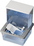 2 litre recirculating water fountain for cats and dogs – automatic 304 stainless steel drinking bowl (without plug) – ultra-quiet water pump – tiltable automatic water fountain – perfect for travel and to keep your pet close by.