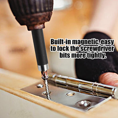 Biaungdo Magnetic Drill Bit Holder, 3 Pack Scalable Screw Drive Guide Self Retracting Sleeve, Mixed Length Extension Bar Adapter Prevent Screws Shaking (80 mm/120 mm/140 mm)