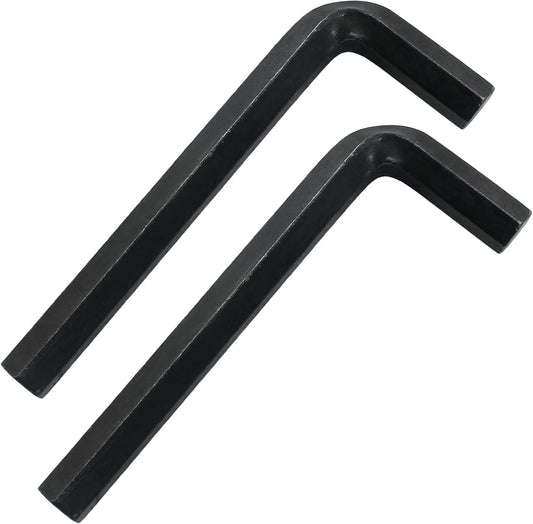 Biaungdo 2 Pcs Black 12mm Hex Key Wrench, Small Allen key Wrench, L Shaped Hexagon Hex Key Spanner Set Hexagon Head Replacement Repairing Tool for Repairing Bike, Furniture