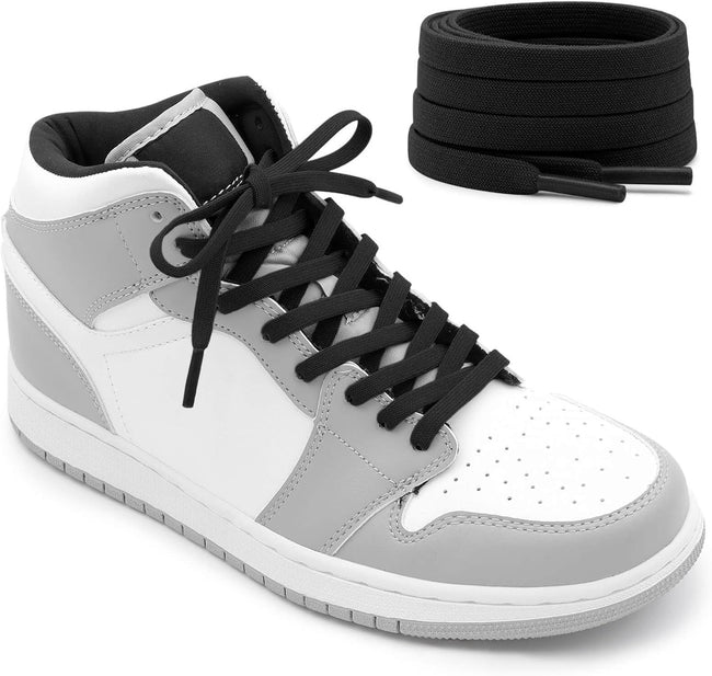 lat Elastic Shoe Laces: Stretch Shoelaces or Sneakers 2 Pair Hover Image