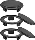 Biaungdo 3 Sets 3 Inch Outdoor Patio Table Umbrella Hole Ring and Cap Set, Standard Size Garden Beach Tablet Thicker Hole Ring Plug and Cap Set(Black, Inner Diameter 50mm/2inch)