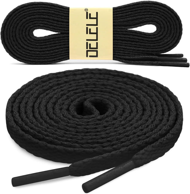 lat Shoe Laces or Sneakers: 6/25 inch Narrow Athletic Shoelaces 2 Pair Main Image