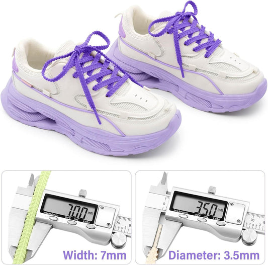 Thick lat Shoe Laces: Replacement Athletic Shoelaces or Sneakers(2Pair)