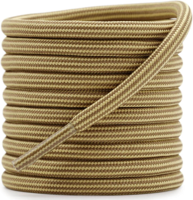 Work Shoe Laces or Boots, 2 Pair Hiking Heavy Duty Boot Laces, Durable Round Shoelaces Strings Hover Image