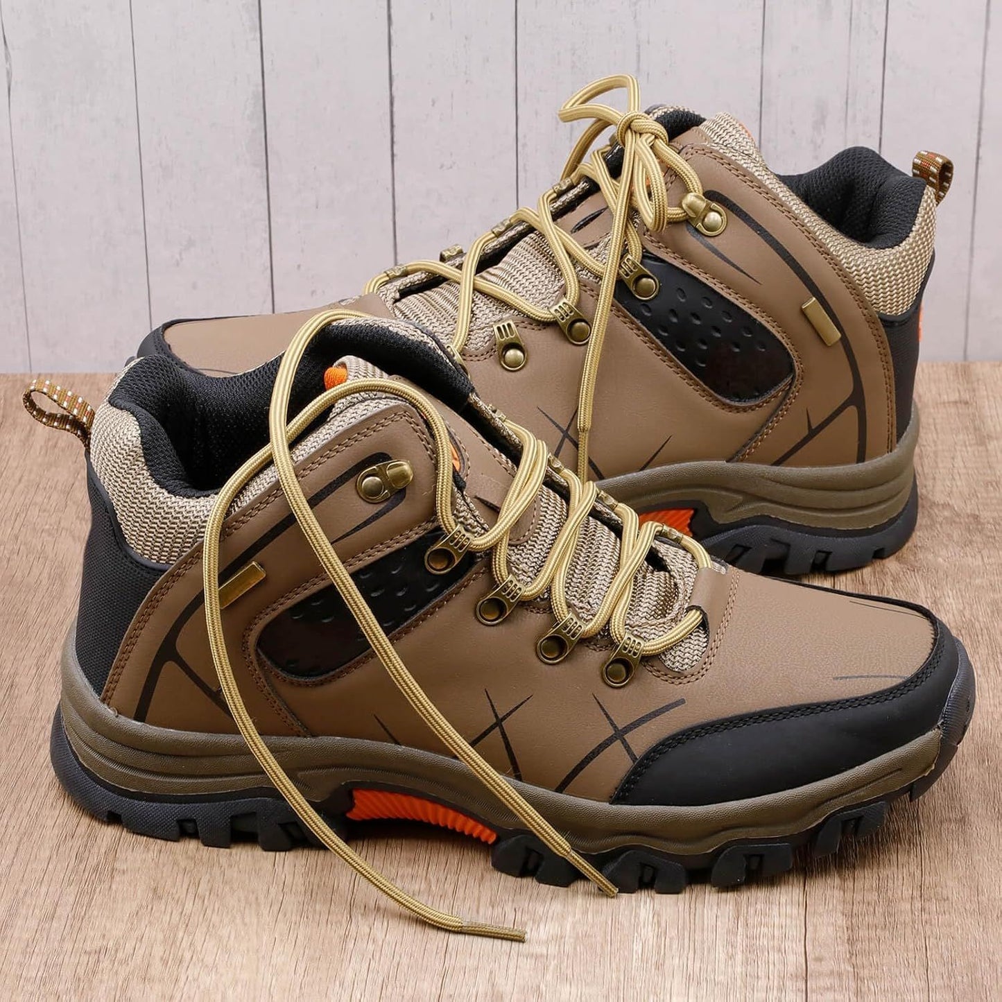 Work Shoe Laces or Boots, 2 Pair Hiking Heavy Duty Boot Laces, Durable Round Shoelaces Strings