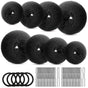 Hair Bun Maker Set- 8 PCS Hair Donuts or Buns (2 Extra-large,2 Large,2 Medium and 2 Small), 40 PCS Bobby Pins, 5 PCS Hair Elastic Ties Black,Bun Maker - Black
