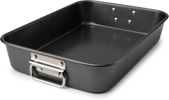 Lasagna Pan with Handles, 15x10x3 Inch Bakeware or Oven, Nonstick Rectangular Roasting Pan, Deep Baking Dish or Cake and Brownie, Heavy Duty Hover Image