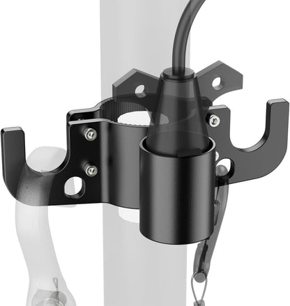 Safoner Aluminum Trailer Towing Chain Organizer with 7-Way Plug Holder- Heavy-Duty RV Tongue Jack Accessories