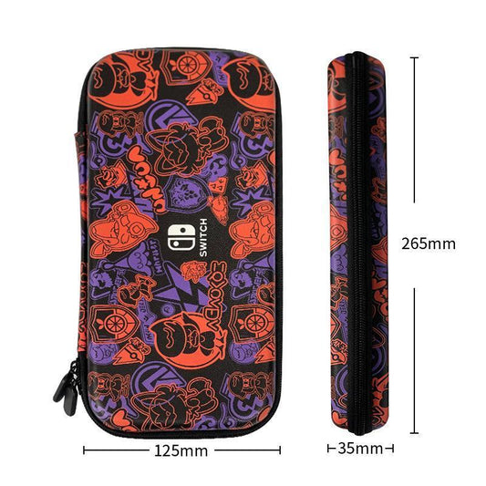 Carry Case Compatible with Nintendo Switch and New Switch OLED Console with Pockets for Accessories and Games-O