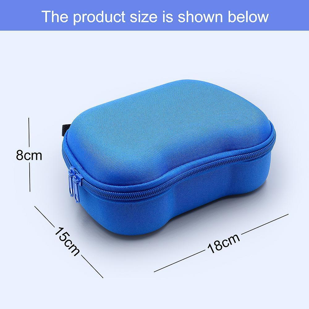Gaming Controller Travel Carrying Case Compatible with Playstation 5 Wireless Controllers. Protective Storage Holder Bag Cover for PS5 Console (Box Only)-Red