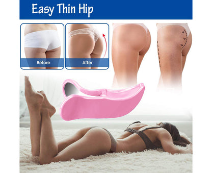 Pelvis Floor Muscle Medial Exerciser Hip Muscle&Inner Thigh Trainer Correction Beautiful Buttocks for Women - Pink