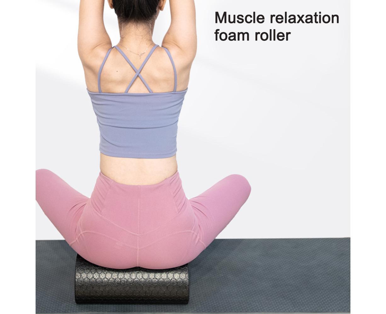 Standard fascia roll. Original massage roller for fascia training - Training role in various - Black