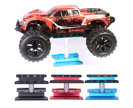 Metal Repair Station Stand Platform for 1/8 1/10 1/16 Remote Control Crawl Car Blue