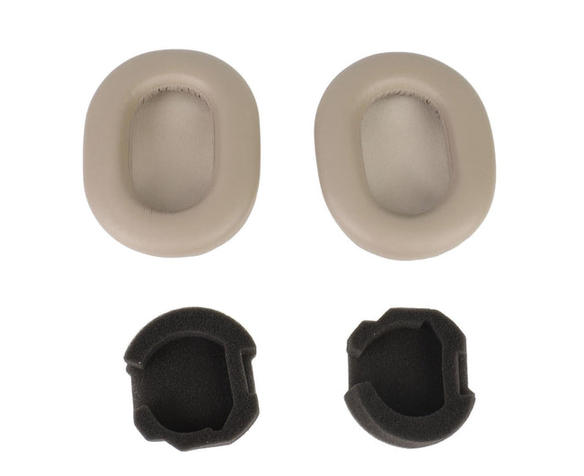 Headphone Ear Pads Protein Leather Noise Insulation Memory Foam Sponge Cushions for WH 1000XM5 Wireless Headset Platinum Silver Hover Image