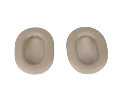 Headphone Ear Pads Protein Leather Noise Insulation Memory Foam Sponge Cushions for WH 1000XM5 Wireless Headset Platinum Silver