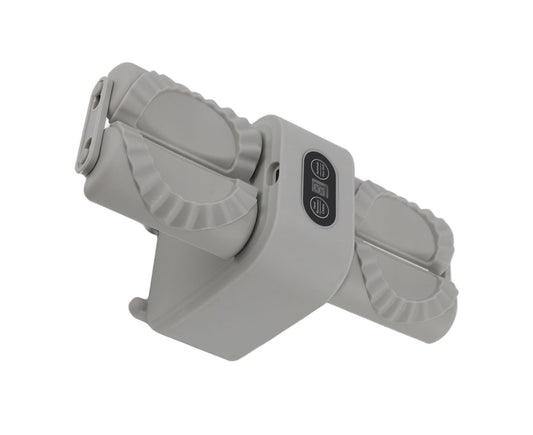 Double Head Automatic Dumpling Maker Mould Electric Dumpling Maker Machine Dumpling Wrapper Tool for Home Kitchen Restaurant Grey