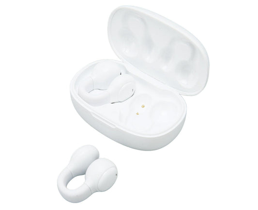 Wireless Earbuds Noise Reduction Bluetooth 5.3 Wireless Sports Earphones with Earhooks for Sports Work White