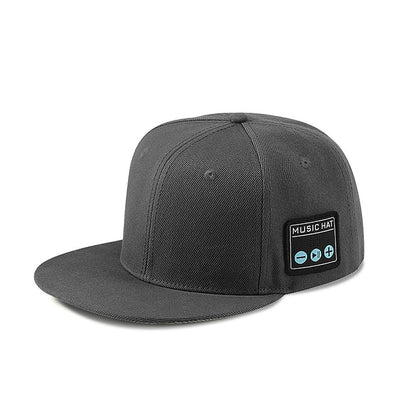 Dark Gray Wireless Bluetooth Hat - Sports Cap with Dual Speakers, Bluetooth 5.4,Outdoor Music Hat for Running,Jogging,and Sports