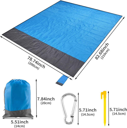 Picnic blanket waterproof picnic beach carpet pattern