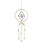 Crystal Prism - Handmade Gold Plated Suncatcher Chandelier Hanging Crystal Tracery