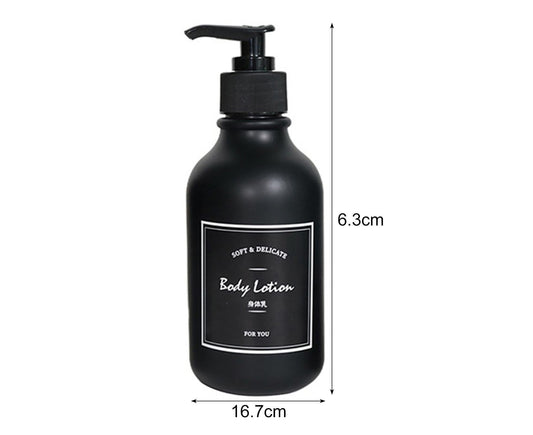 300ml Soap Dispenser Leak-proof Squeezable PET Pump Empty Shower Gel Bottle for Travel