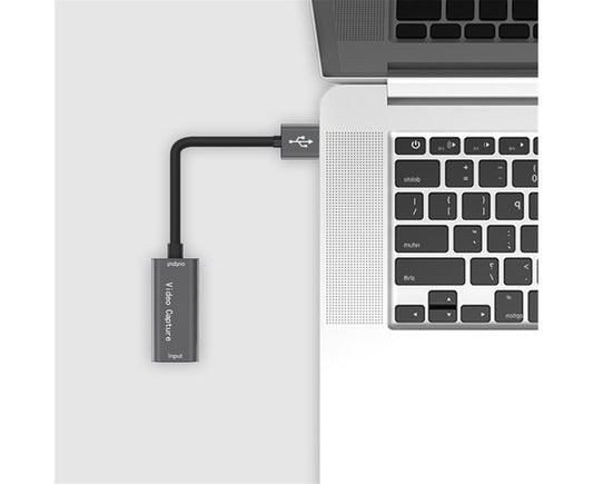HDMI-compatible to USB Video Capture Card Game Camera Recorder Live Streaming Webcasting - Grey