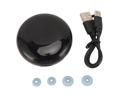 Language Translator Earbuds Two Way Translation Earphones Real Time Headset With 144 Languages Bluetooth Online For Traveling Business Learning Black