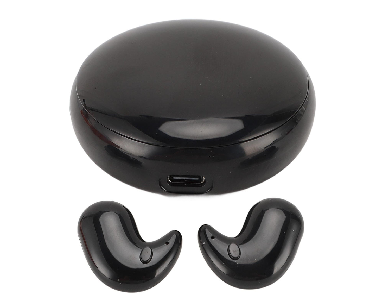 Language Translator Earbuds Two Way Translation Earphones Real Time Headset With 144 Languages Bluetooth Online For Traveling Business Learning Black