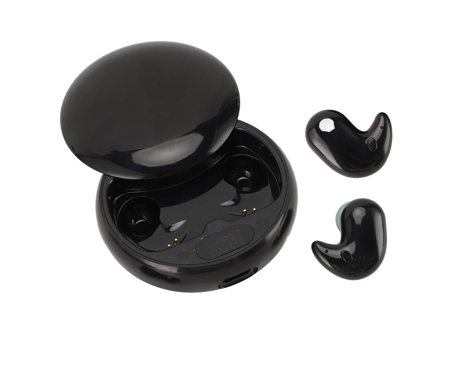 Language Translator Earbuds Two Way Translation Earphones Real Time Headset With 144 Languages Bluetooth Online For Traveling Business Learning Black