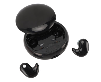 Language Translator Earbuds Two Way Translation Earphones Real Time Headset With 144 Languages Bluetooth Online For Traveling Business Learning Black
