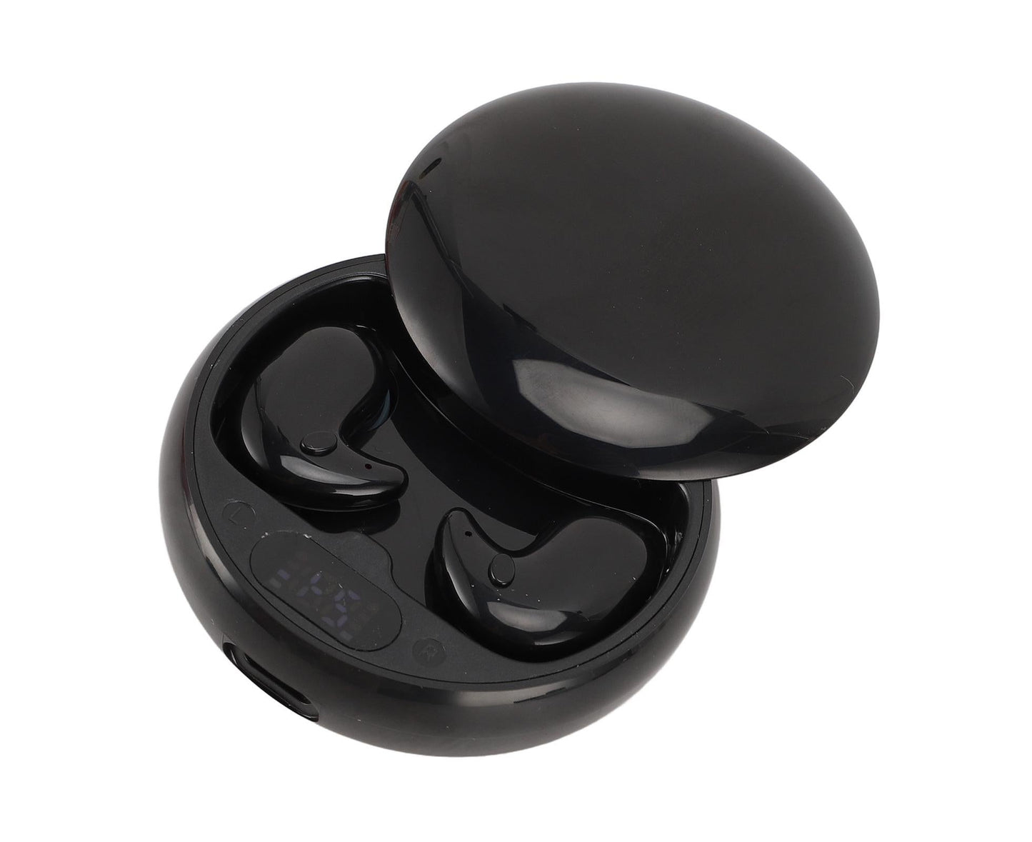Language Translator Earbuds Two Way Translation Earphones Real Time Headset With 144 Languages Bluetooth Online For Traveling Business Learning Black