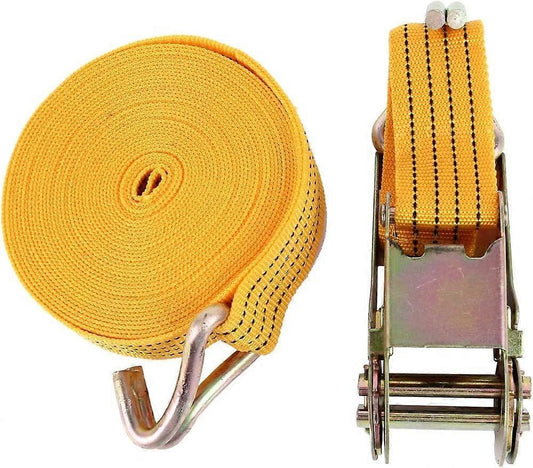 10m4.6cm 2 Ton Car Bundled Device with Hook And Buckle High Strength Cable Cord Heavy Duty Recovery Securing Accessories for Cars Trucks Durable