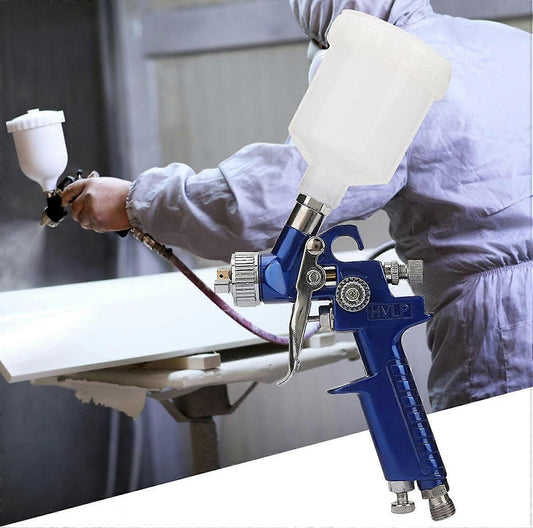 Multi-purpose Airbrush Set Car Spray Gun Oil Painting Pneumatic Gravity Airbrush European Type Connector(1.0mm)