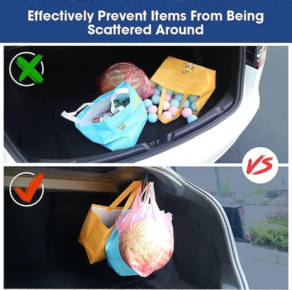 Piece ABS Trunk Hook for Tesla  Car Interior Modification Accessories Durable Trunk Organizer Behind - Grocery Bag Hanging Hooks (Model 3)