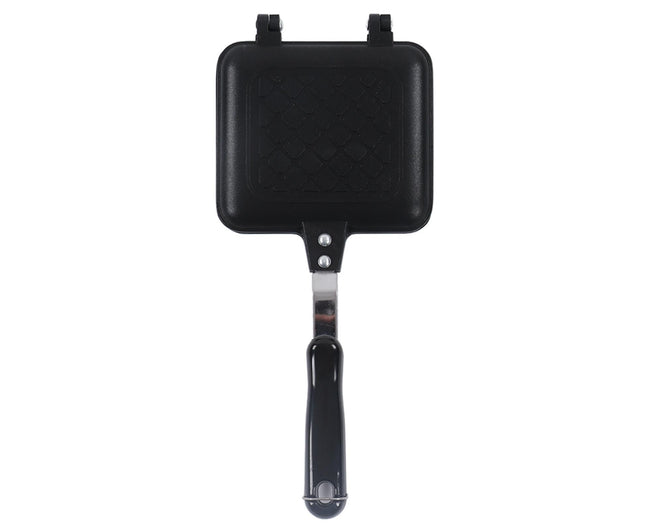 Sandwich Pan, Double-Sided Non-Stick Breakfast Frying Pan, Flat Bottom Panini Maker Hover Image