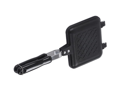 Sandwich Pan, Double-Sided Non-Stick Breakfast Frying Pan, Flat Bottom Panini Maker