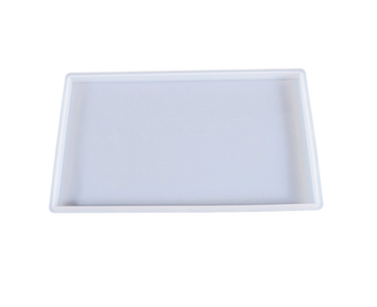 Craft Tray Plate Fruit Bowl Silicone Square Rectangle Shape Resin Mold DIY Tool-3#