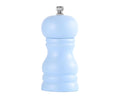 Pepper Grinder Food Grade Rust-proof Wood Handheld Pepper Salt Condiment Grinder for Home-Blue