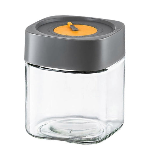 2pcs Glass Jars with Airtight Lids Overnight Oats Salad Food Storage Containers