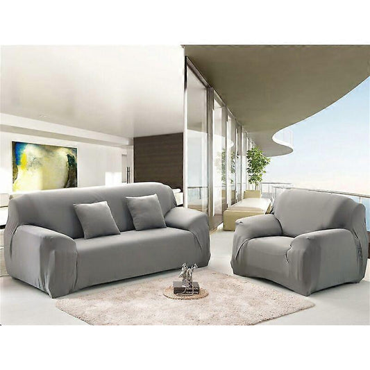 2 Seater Stretch Sofa Cover with Armrests 145-185cm