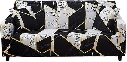 2 Seater Elastic Sofa Cover with Armrests Armchair Furniture Protector Universal Fit