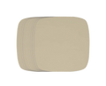 100Pcs Non-Stick Oilproof Barbecue Kitchen Oven Baking Pan BBQ Liner Papers Mats-Khaki 8.5 inch