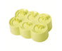 6 Grids Triangle/Rectangle Shape Silicone Kitchen DIY Ice Cream Maker Tray Mould-Green Rectangle