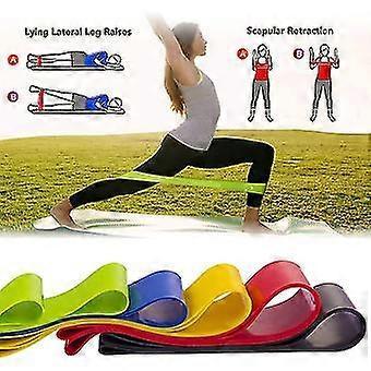 5pcs Yoga Ball Set - Fitness Ball, Blocks, Stretch Band, Resistance Loop, Belt