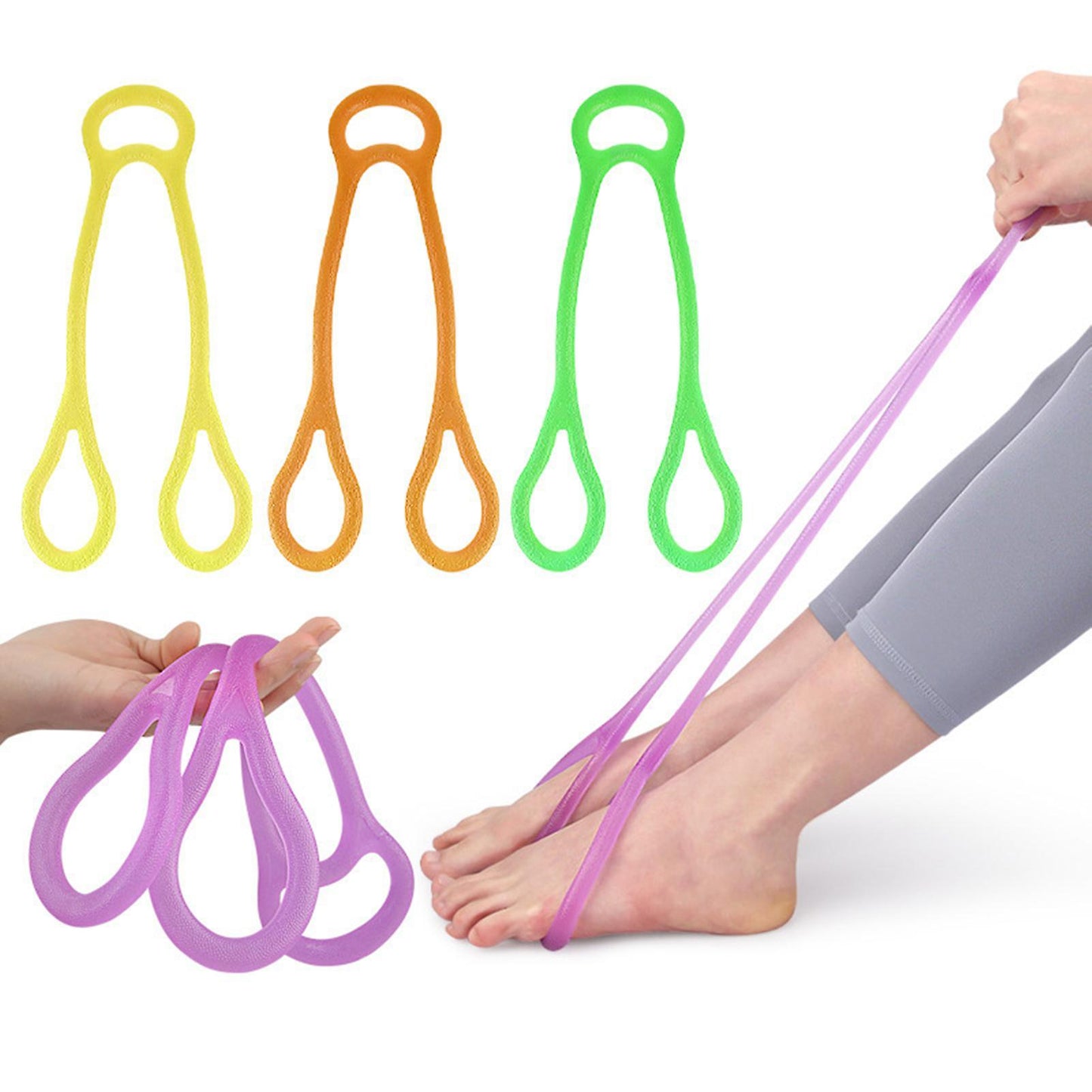 High Elastic Yoga Resistance Band for Leg & Arm Stretching